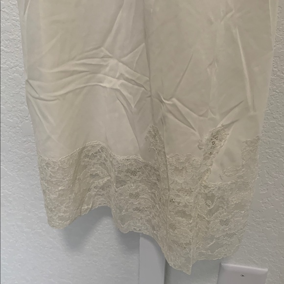 Vintage Rogers White Lace Trim Slip Dress - Picture 3 of 12